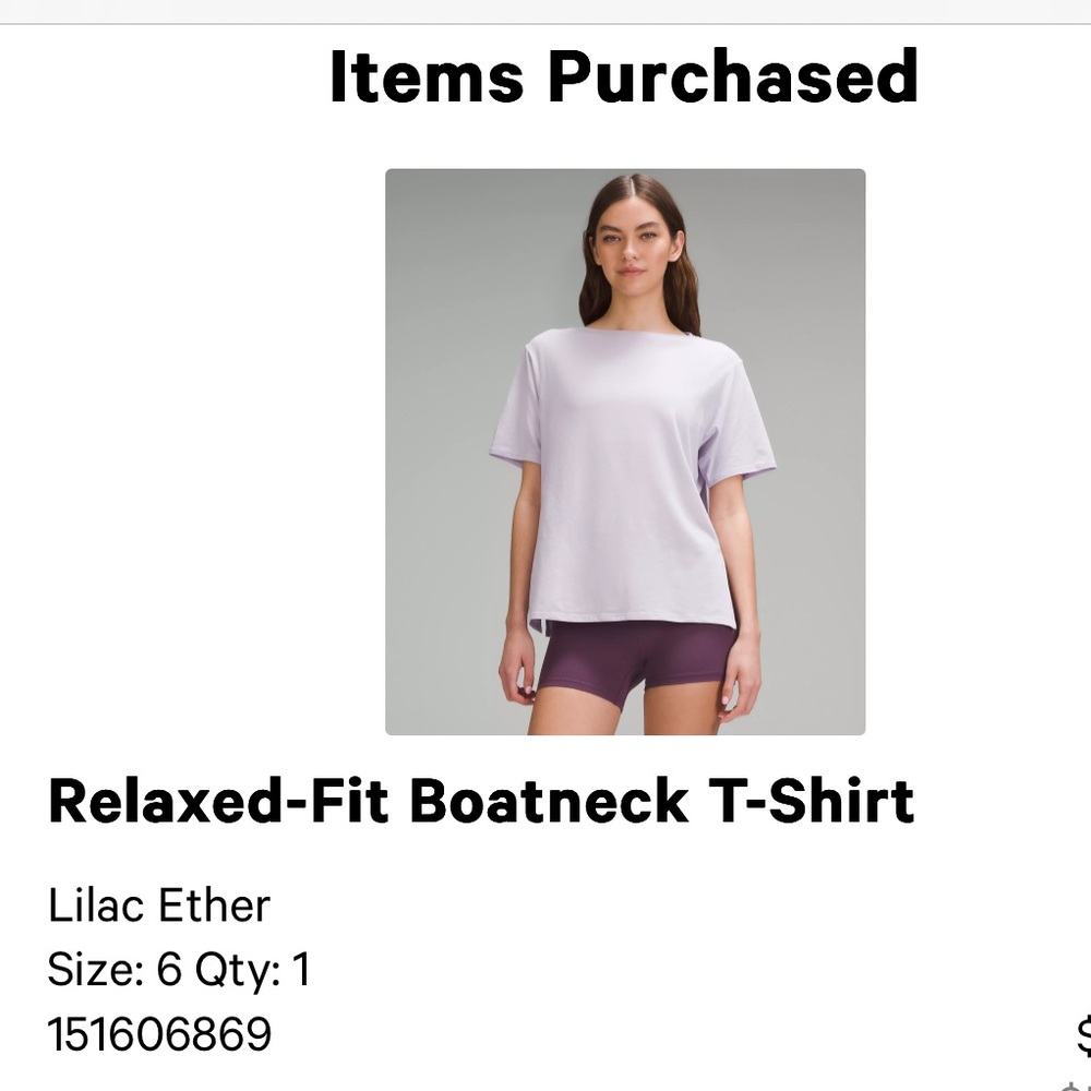 Lulu🍋 Relaxed-Fit Boatneck T-Shirt